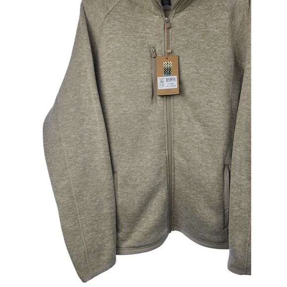 Stormtech Avalanche Men's Full Zip Fleece Jacket Oatmeal Heather Size Large NWT - Picture 4 of 7